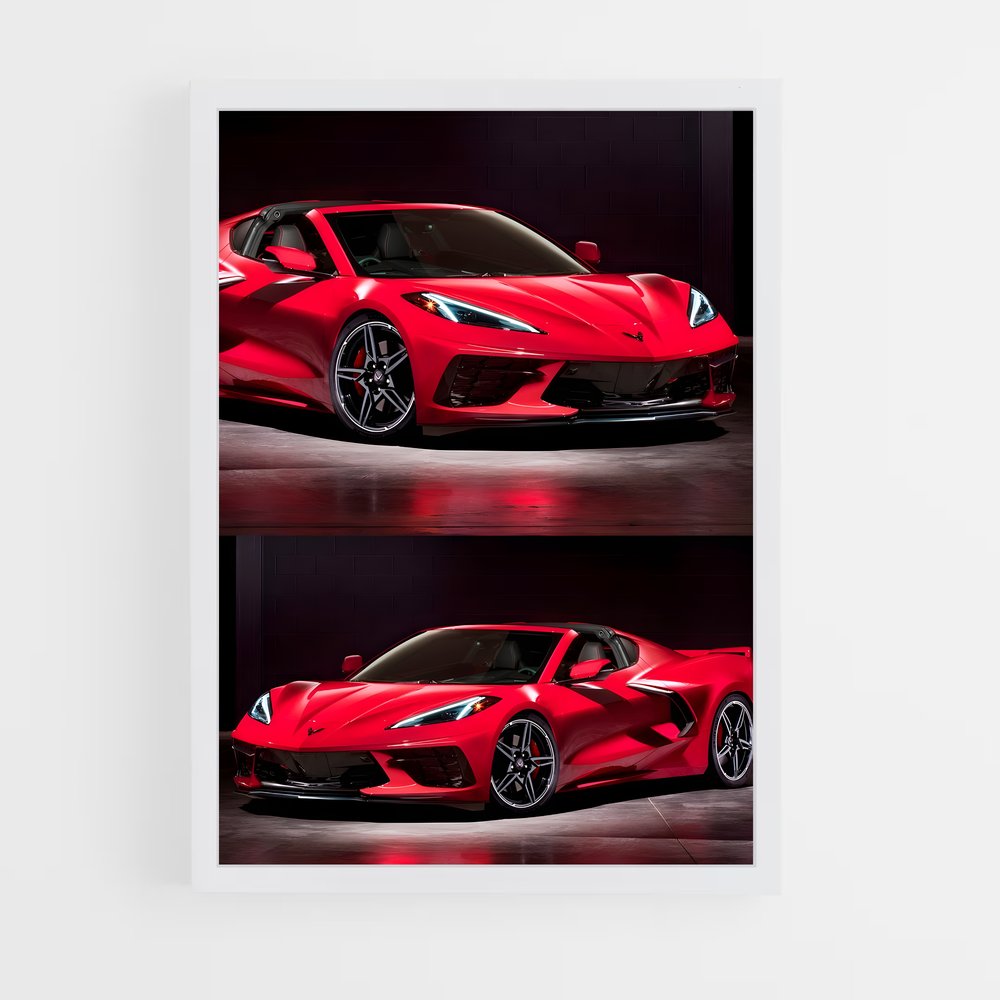 Poster Corvette Dream Machine – affiche Chevrolet (vue 3)